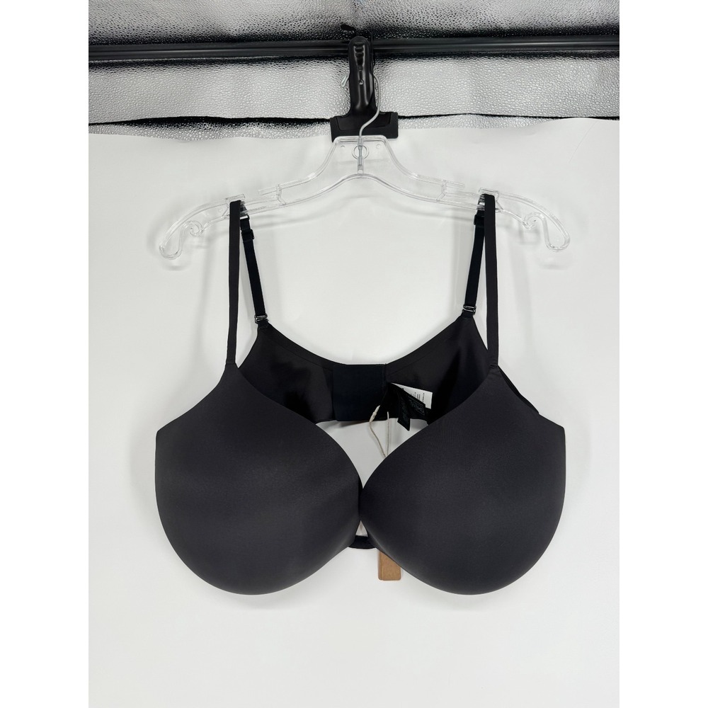 SKIMS Ultimate Super Push Up Bra Womens Size 42DD Onyx Black Padded Underwired